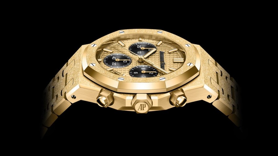 Orologi Audemars Piguet Cronografo A Carica Automatica Royal Oak Oro Giallo 18 Carati