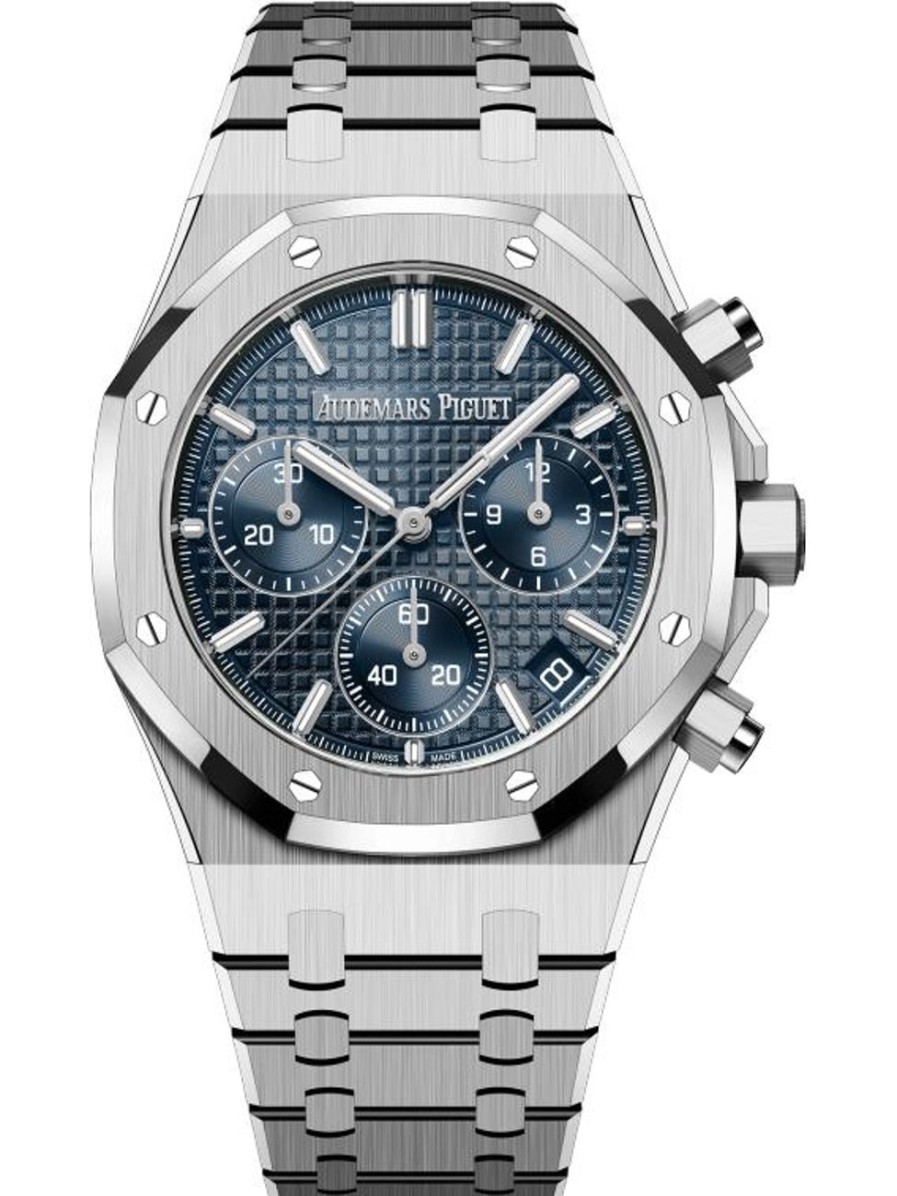 Orologi Audemars Piguet Cronografo A Carica Automatica Royal Oak Acciaio Inossidabile