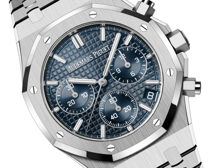 Orologi Audemars Piguet Cronografo A Carica Automatica Royal Oak Acciaio Inossidabile