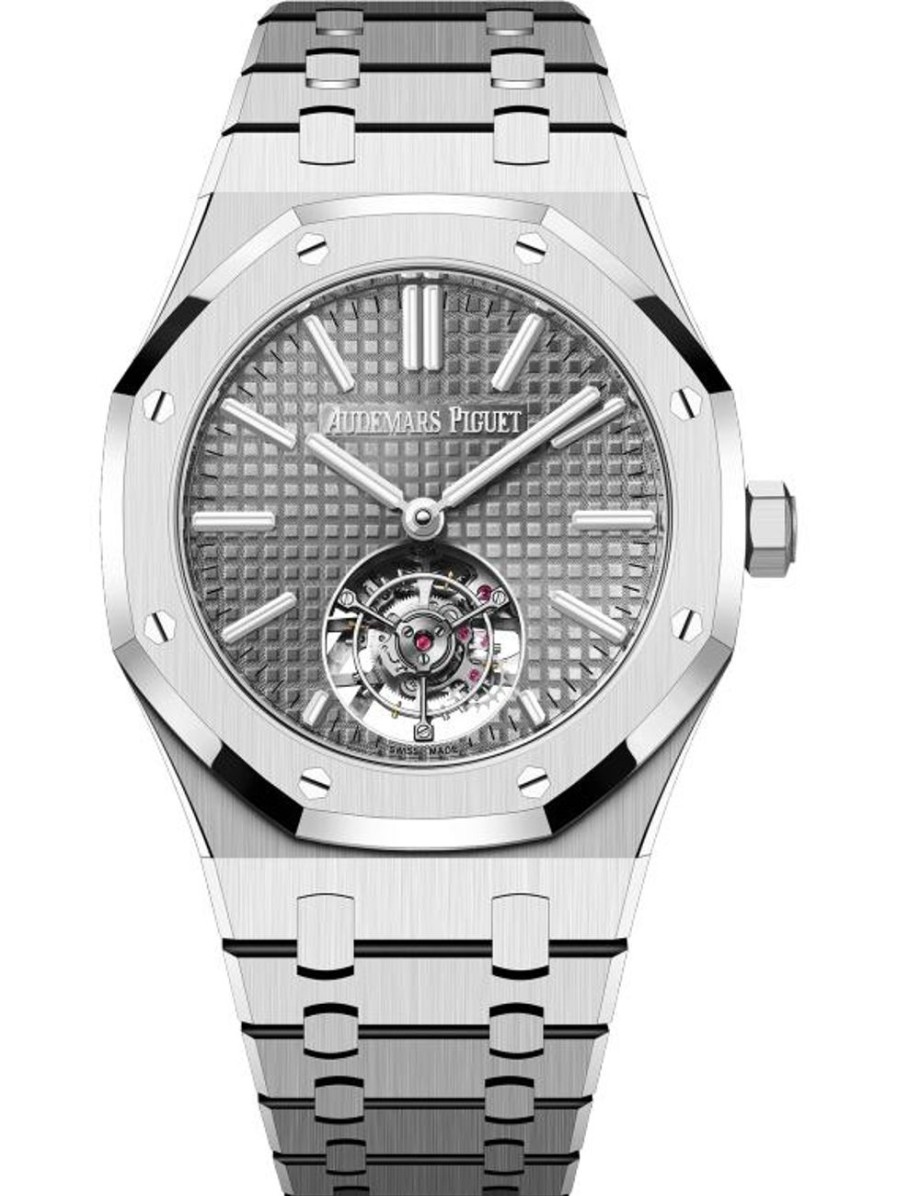 Orologi Audemars Piguet Tourbillon Volante A Carica Automatica Royal Oak Acciaio Inossidabile