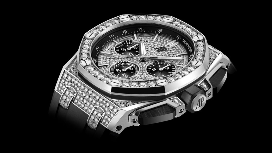 Orologi Audemars Piguet Cronografo A Carica Automatica Royal Oak Offshore Oro Bianco 18 Carati