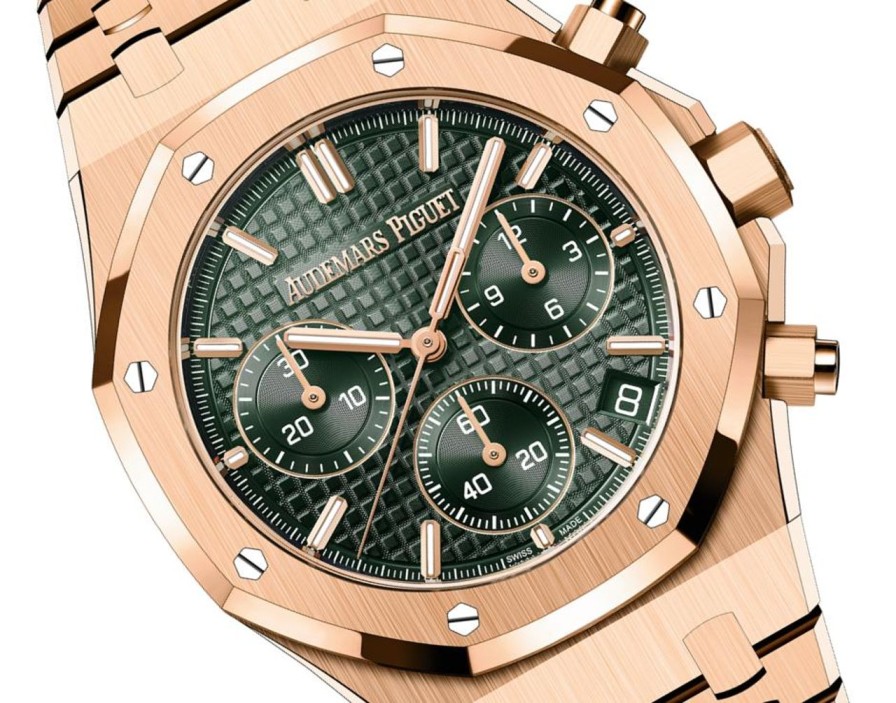 Orologi Audemars Piguet Cronografo A Carica Automatica Royal Oak Oro Rosa 18 Carati