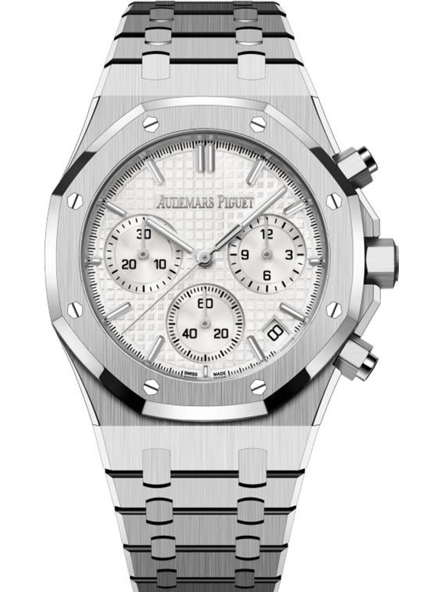 Orologi Audemars Piguet Cronografo A Carica Automatica Royal Oak Acciaio Inossidabile