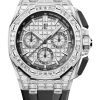 Orologi Audemars Piguet Cronografo A Carica Automatica Royal Oak Offshore Oro Bianco 18 Carati