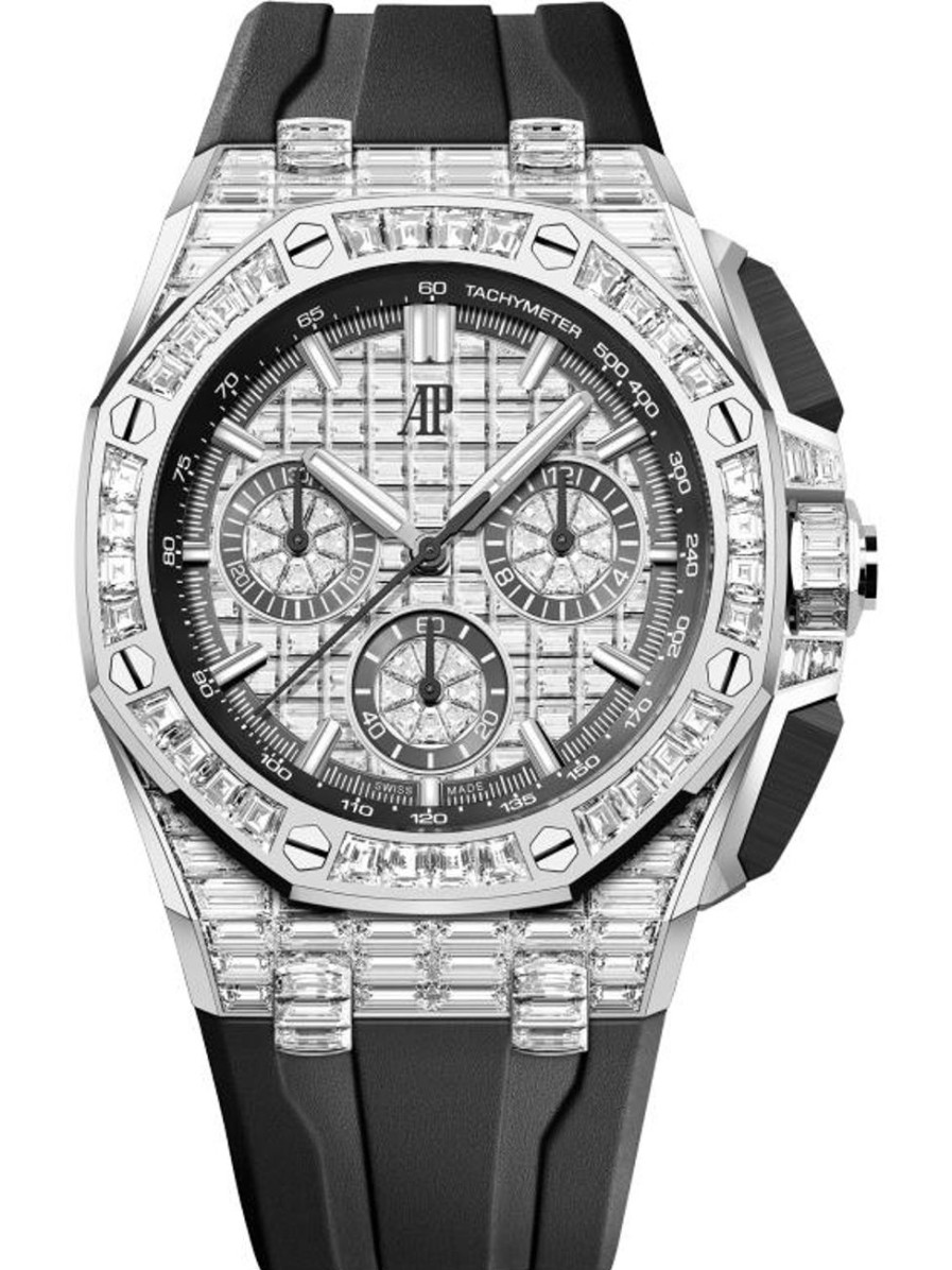 Orologi Audemars Piguet Cronografo A Carica Automatica Royal Oak Offshore Oro Bianco 18 Carati