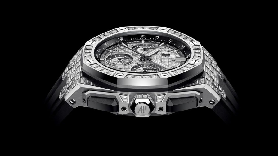 Orologi Audemars Piguet Cronografo A Carica Automatica Royal Oak Offshore Oro Bianco 18 Carati