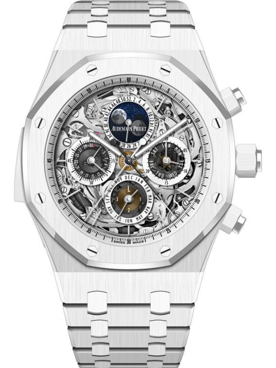 Orologi Audemars Piguet Complicazione Royal Oak Grande Ceramica Bianca