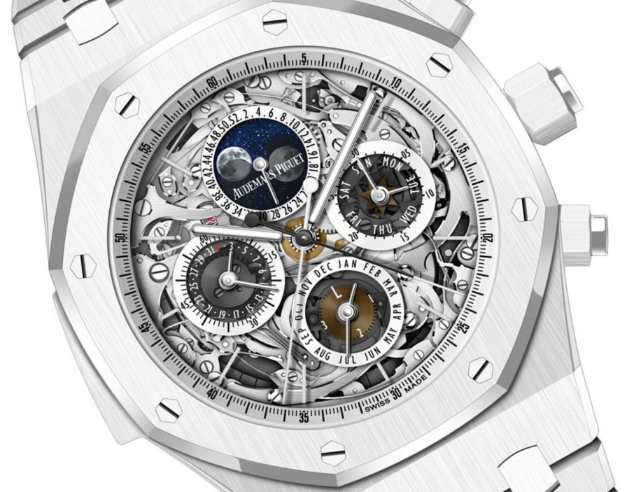 Orologi Audemars Piguet Complicazione Royal Oak Grande Ceramica Bianca