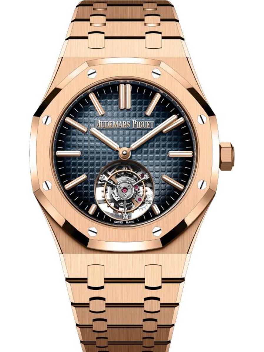 Orologi Audemars Piguet Tourbillon Volante A Carica Automatica Royal Oak Oro Rosa 18 Carati