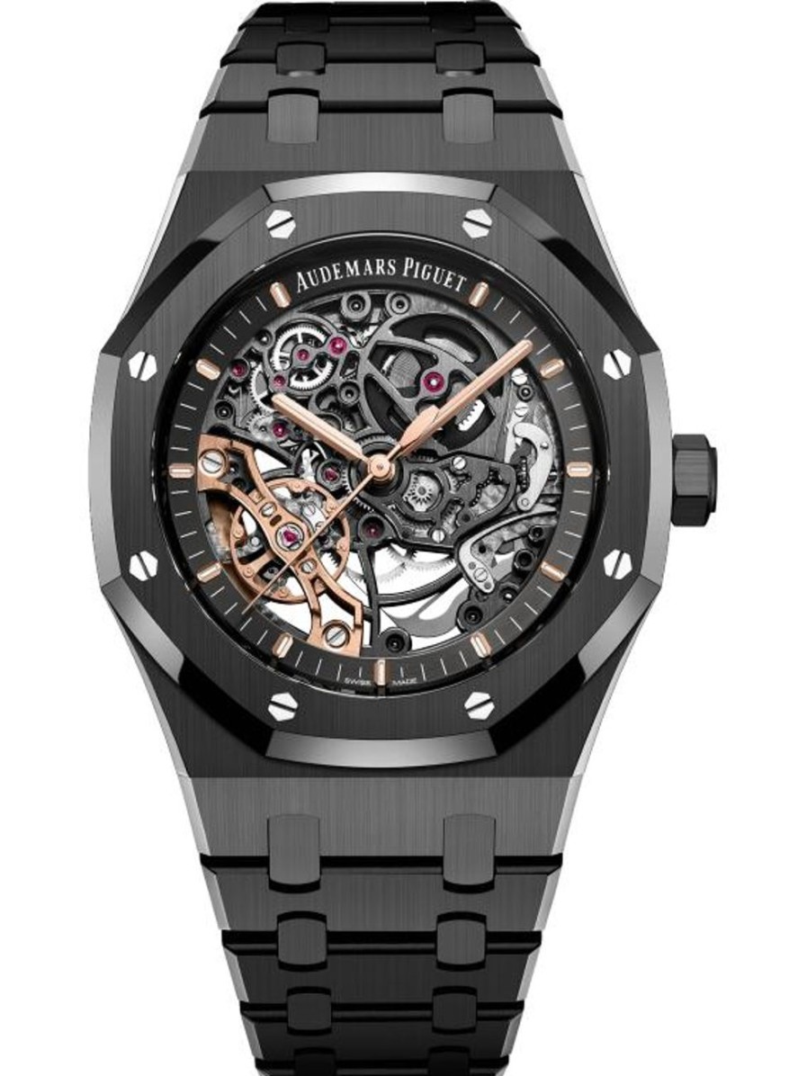 Orologi Audemars Piguet Doppio Bilanciere Royal Oak Traforato Ceramica Nera