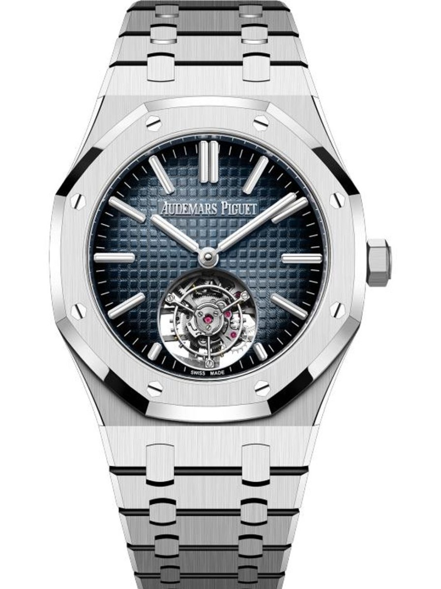 Orologi Audemars Piguet Tourbillon Volante A Carica Automatica Royal Oak Acciaio Inossidabile