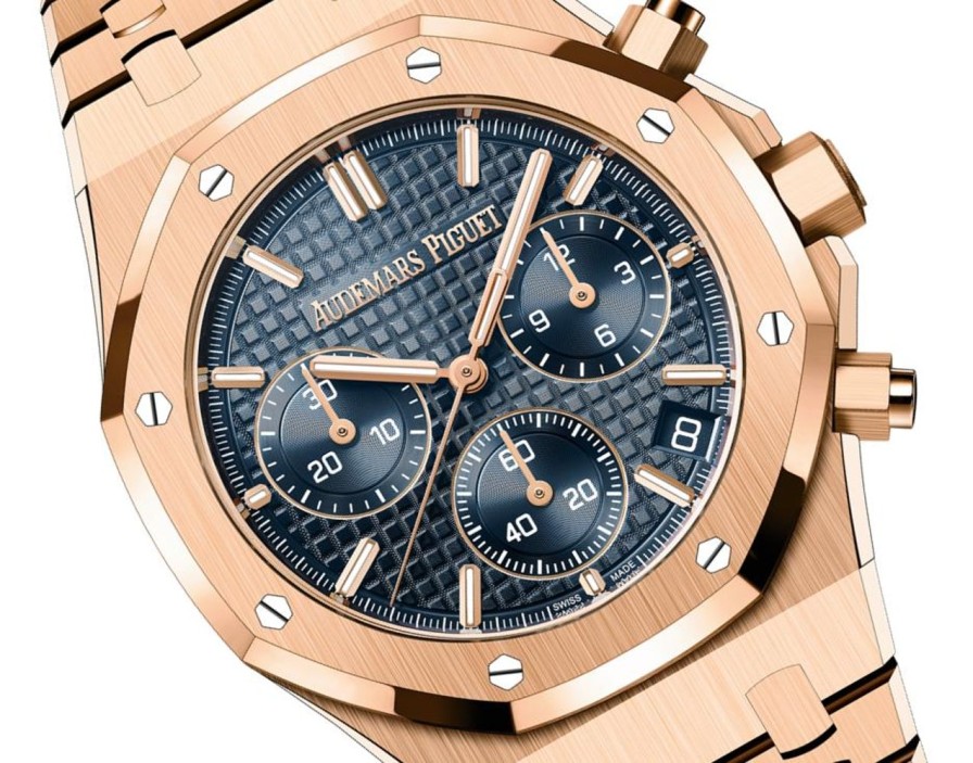 Orologi Audemars Piguet Cronografo A Carica Automatica Royal Oak Oro Rosa 18 Carati