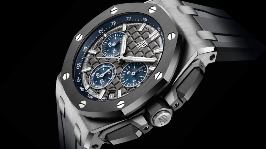 Orologi Audemars Piguet Cronografo A Carica Automatica Royal Oak Offshore Titanio