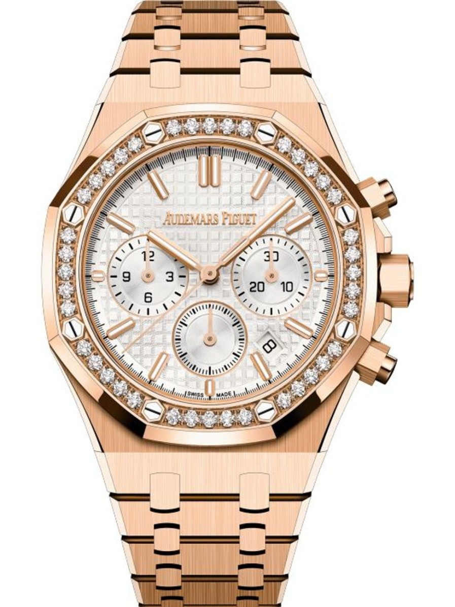 Orologi Audemars Piguet Cronografo A Carica Automatica Royal Oak Oro Rosa 18 Carati