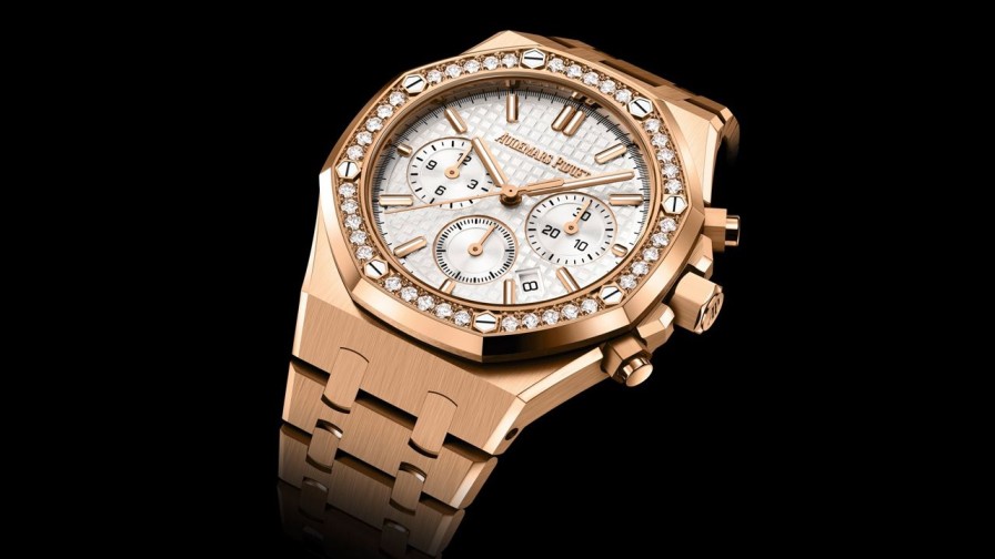 Orologi Audemars Piguet Cronografo A Carica Automatica Royal Oak Oro Rosa 18 Carati