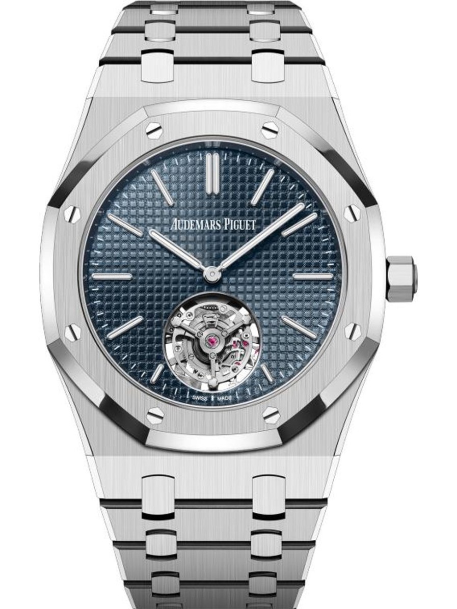 Orologi Audemars Piguet Royal Oak Tourbillon Volante Extra-Sottile A Carica Automatica (Rd#3) Acciaio Inossidabile