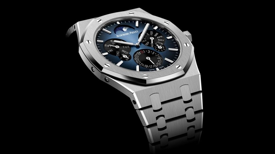 Orologi Audemars Piguet Calendario Perpetuo Royal Oak Ultrasottile Titanio