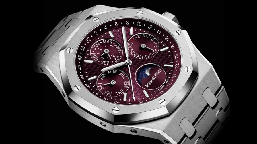 Orologi Audemars Piguet Calendario Perpetuo Royal Oak Oro Bianco 18 Carati