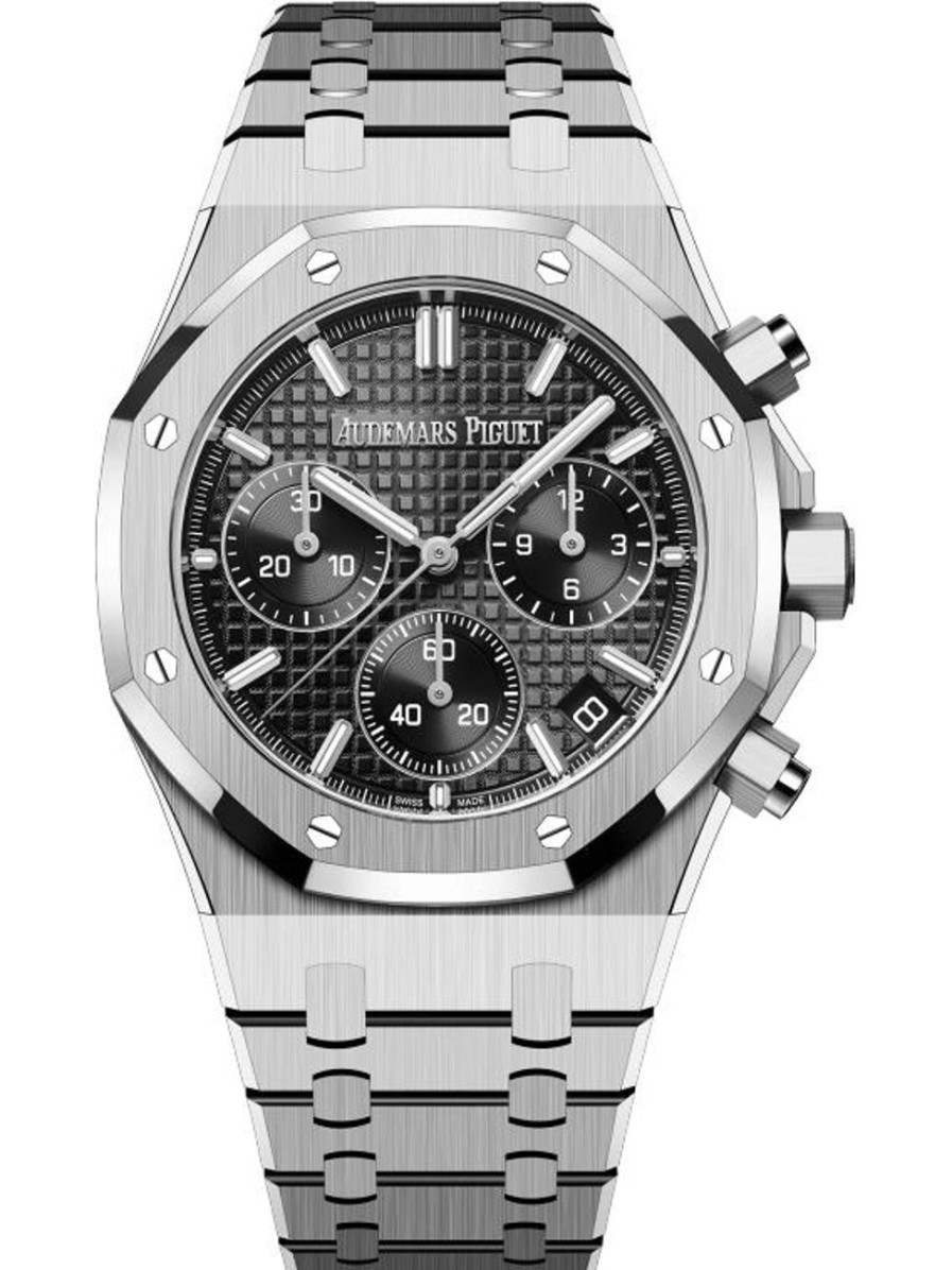 Orologi Audemars Piguet Cronografo A Carica Automatica Royal Oak Acciaio Inossidabile