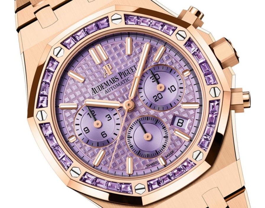 Orologi Audemars Piguet Cronografo A Carica Automatica Royal Oak Oro Rosa 18 Carati