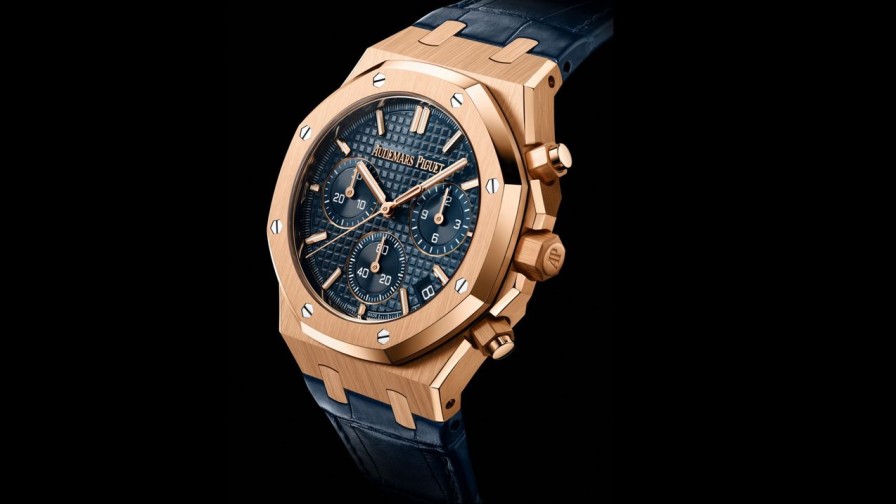 Orologi Audemars Piguet Cronografo A Carica Automatica Royal Oak Oro Rosa 18 Carati