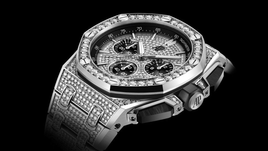 Orologi Audemars Piguet Cronografo A Carica Automatica Royal Oak Offshore Oro Bianco 18 Carati