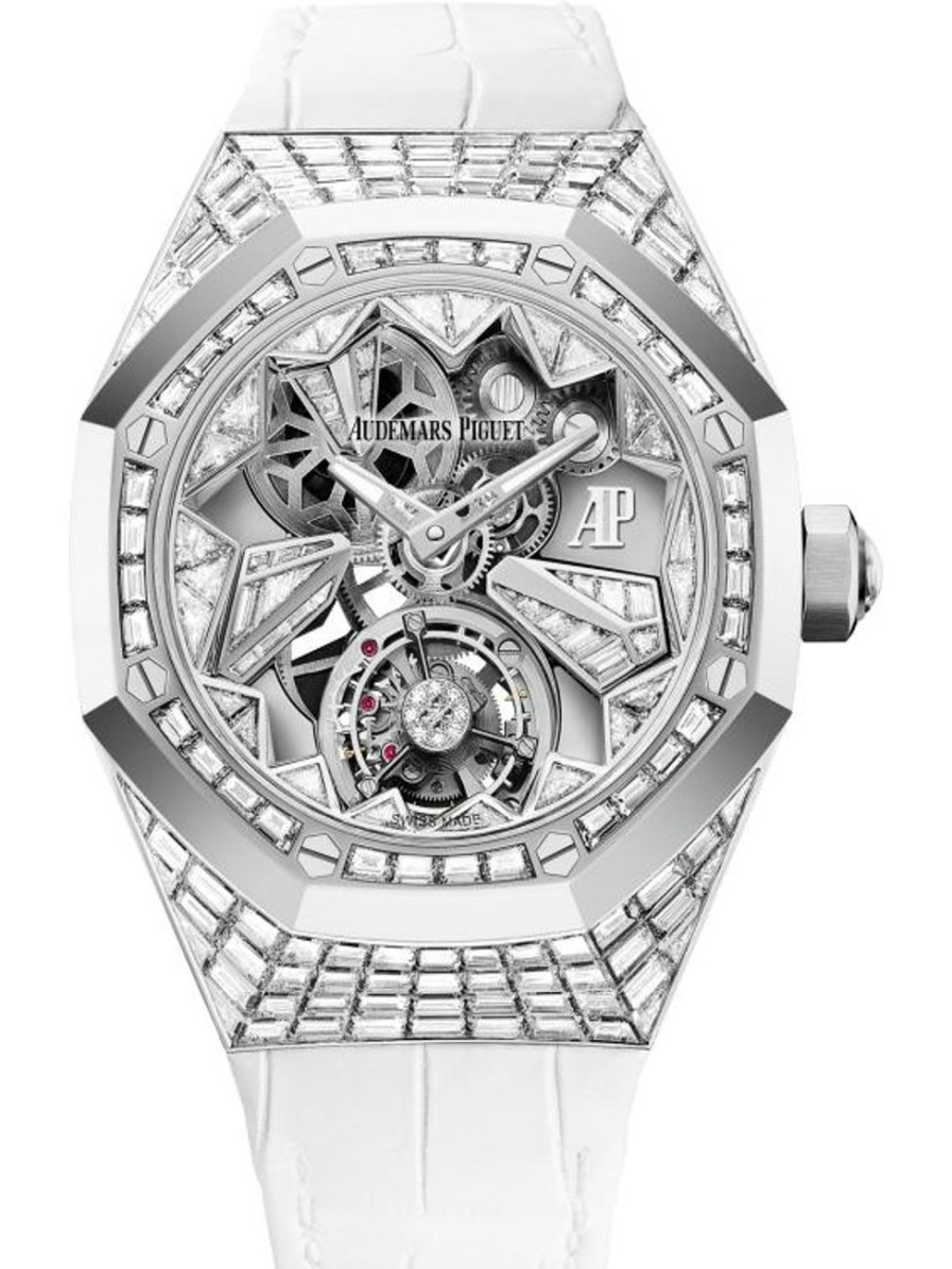 Orologi Audemars Piguet Tourbillon Volante Royal Oak Concept Oro Bianco 18 Carati