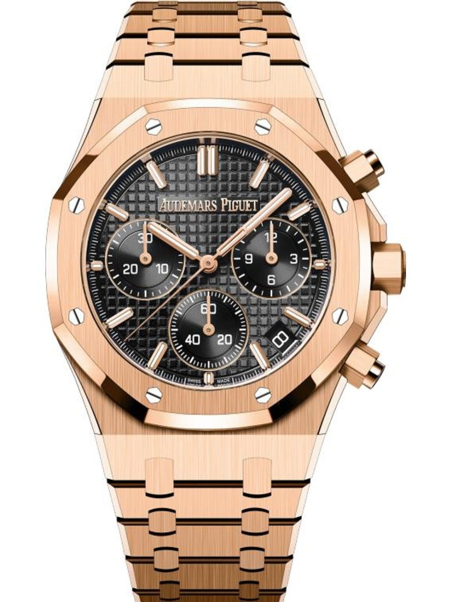 Orologi Audemars Piguet Cronografo A Carica Automatica Royal Oak Oro Rosa 18 Carati