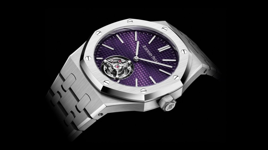 Orologi Audemars Piguet Royal Oak Tourbillon Volante Extra-Sottile A Carica Automatica (Rd#3) Acciaio Inossidabile