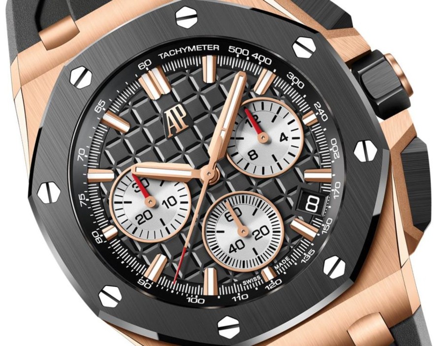 Orologi Audemars Piguet Cronografo A Carica Automatica Royal Oak Offshore Oro Rosa 18 Carati