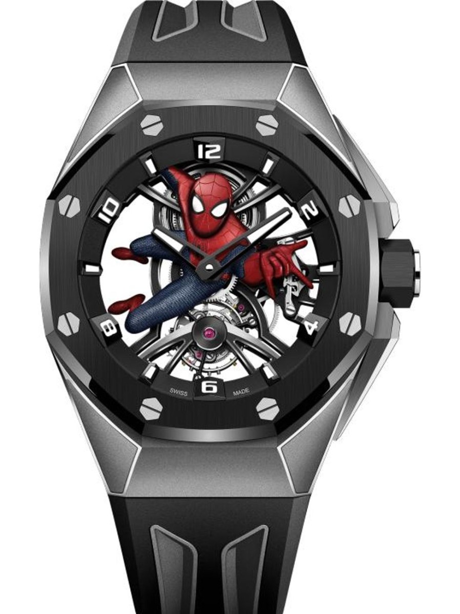 Orologi Audemars Piguet Royal Oak Concept Tourbillon "Spider-Man" Titanio