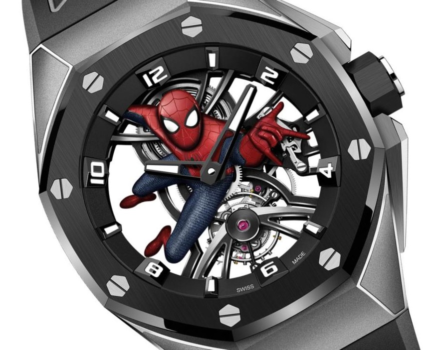 Orologi Audemars Piguet Royal Oak Concept Tourbillon "Spider-Man" Titanio