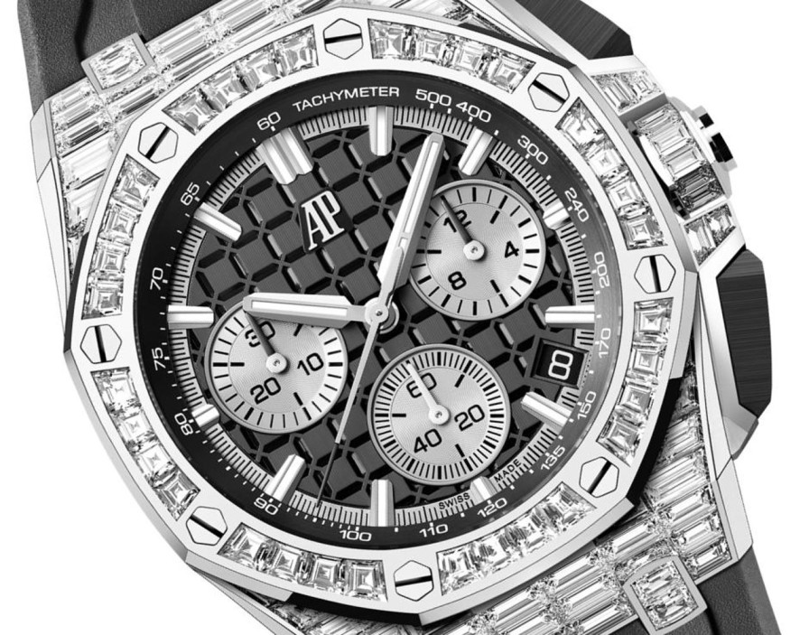 Orologi Audemars Piguet Cronografo A Carica Automatica Royal Oak Offshore Oro Bianco 18 Carati