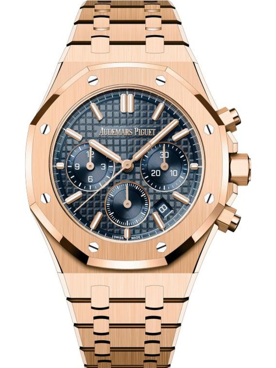 Orologi Audemars Piguet Cronografo A Carica Automatica Royal Oak Oro Rosa 18 Carati