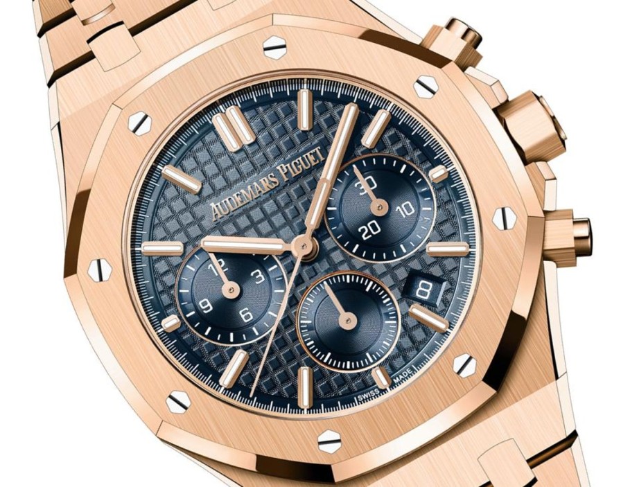 Orologi Audemars Piguet Cronografo A Carica Automatica Royal Oak Oro Rosa 18 Carati