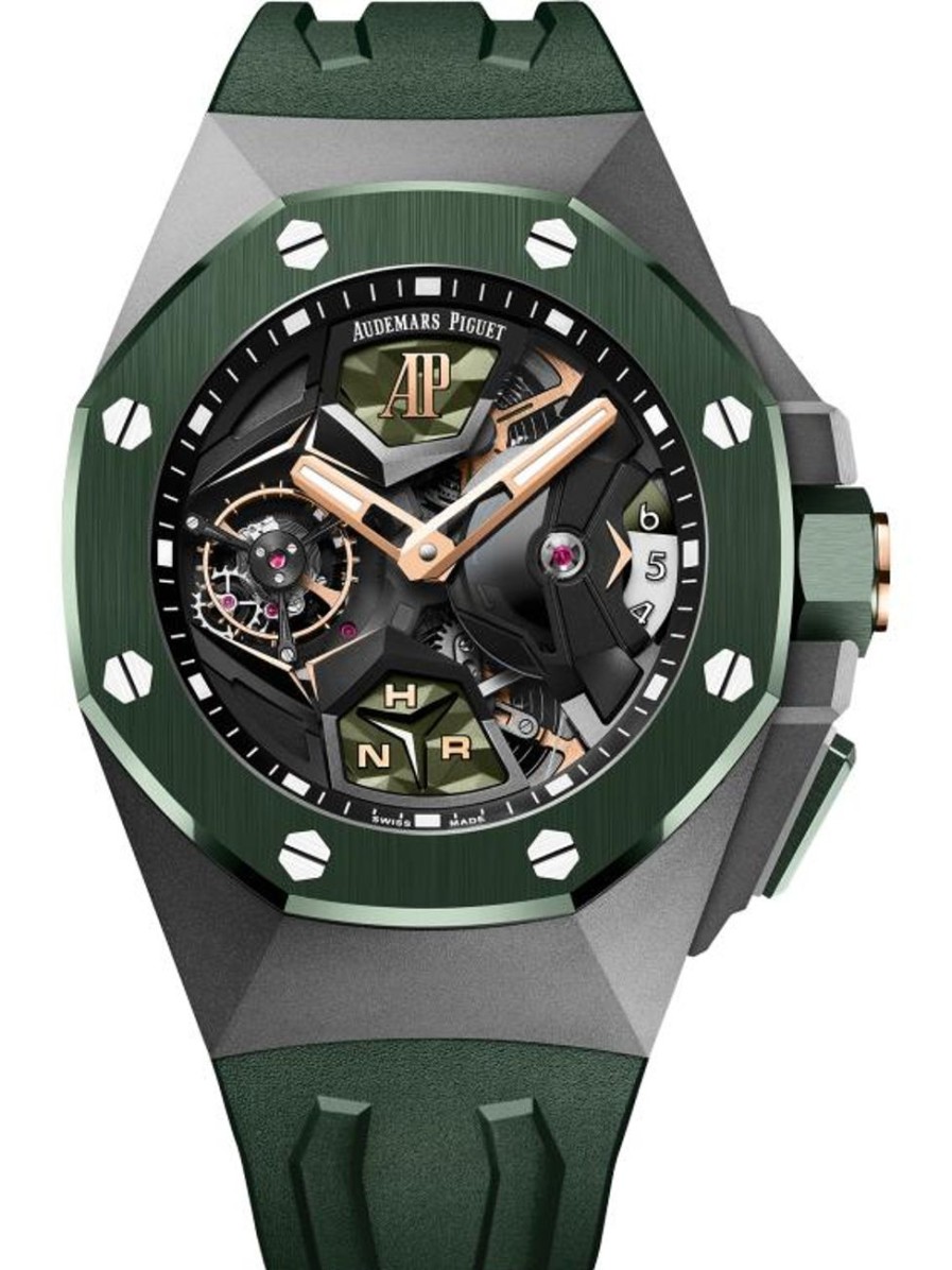 Orologi Audemars Piguet Royal Oak Concept Tourbillon Volante Gmt Titanio