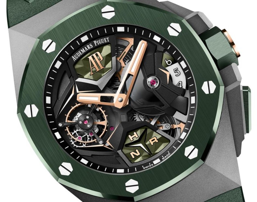 Orologi Audemars Piguet Royal Oak Concept Tourbillon Volante Gmt Titanio