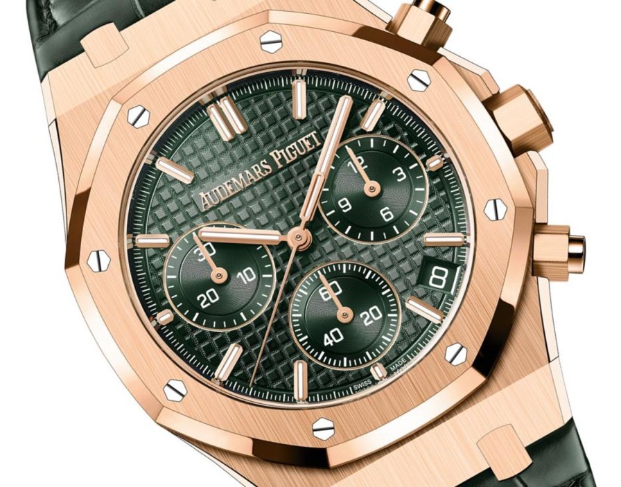 Orologi Audemars Piguet Cronografo A Carica Automatica Royal Oak Oro Rosa 18 Carati