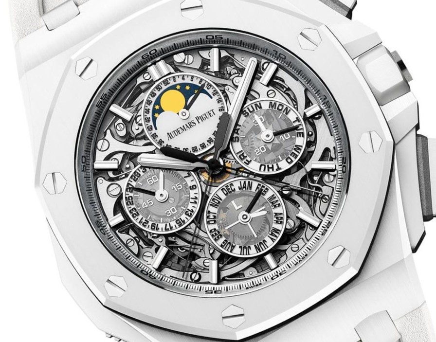 Orologi Audemars Piguet Royal Oak Offshore Grande Complicazione Ceramica Bianca