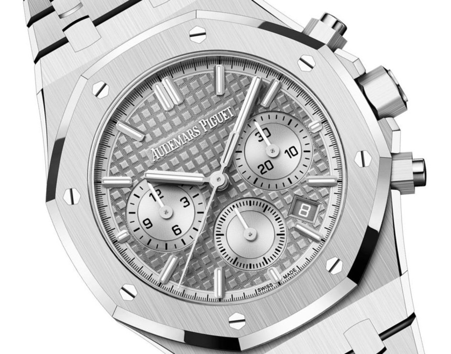 Orologi Audemars Piguet Cronografo A Carica Automatica Royal Oak Acciaio Inossidabile