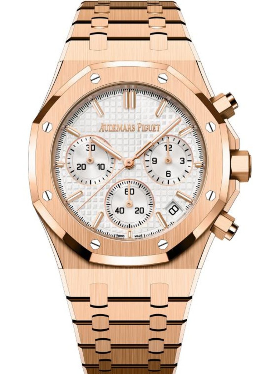 Orologi Audemars Piguet Cronografo A Carica Automatica Royal Oak Oro Rosa 18 Carati