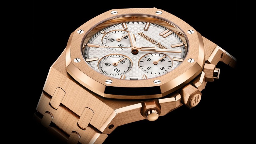 Orologi Audemars Piguet Cronografo A Carica Automatica Royal Oak Oro Rosa 18 Carati